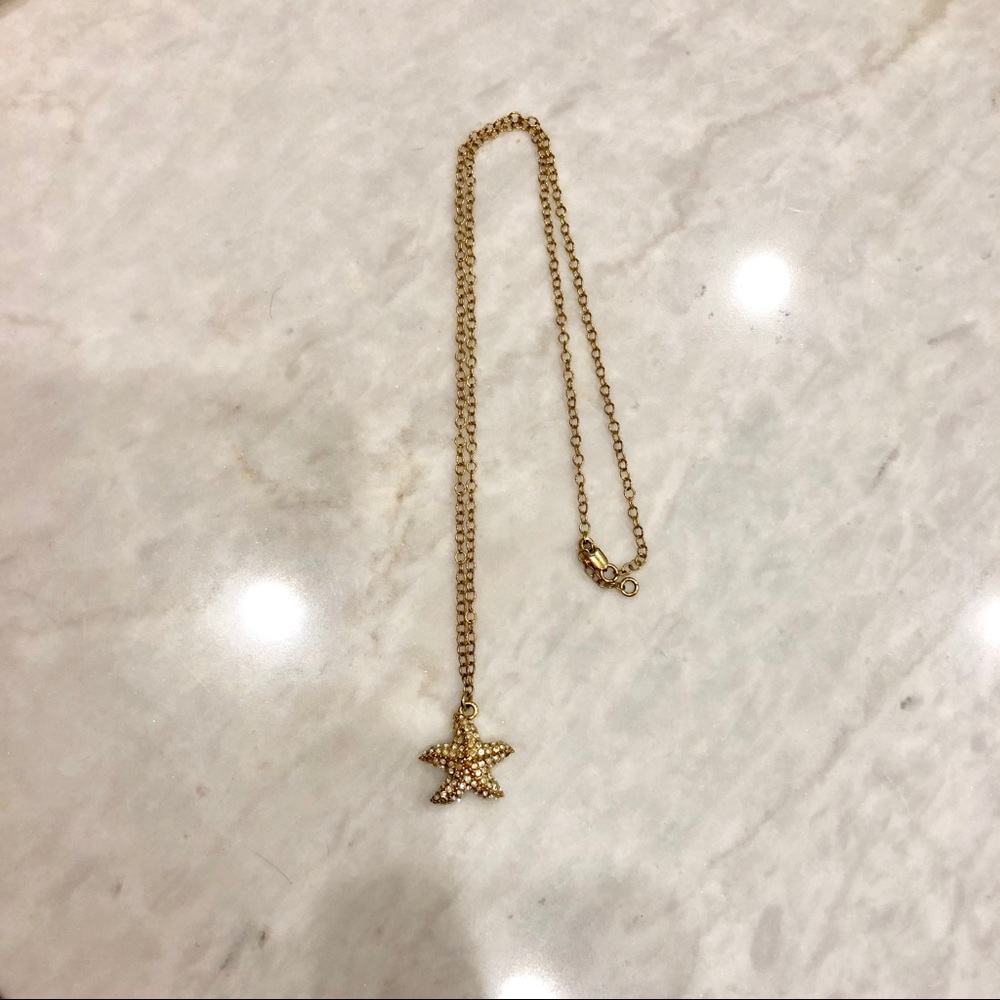 J.Crew starfish necklace